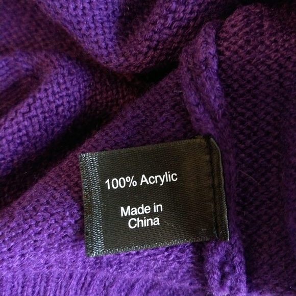 Lane Bryant Brown Orange Purple Colorblock Striped V-Neck Sweater Colorful Cozy - Picture 6 of 9